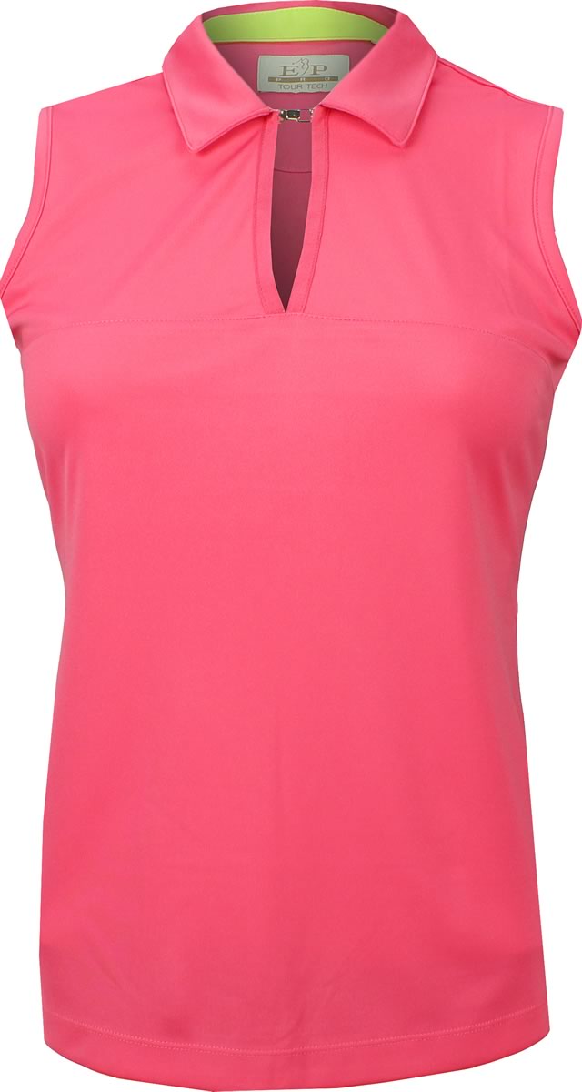 EP Pro Women's TourTech Ribbon Trim Sleeveless Golf Shirts ON SALE